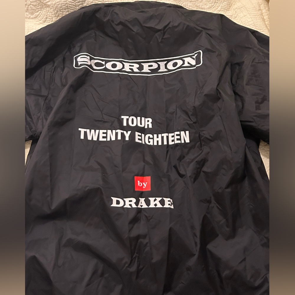 Drake Scorpion 2018 Tour Windbreaker Jacket XL Black